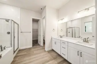 Primary bathroom-Photo is Not Actual Home-Model Home