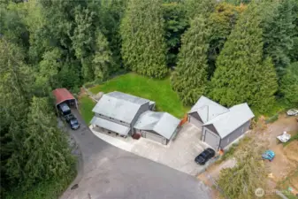 aerial view of the property