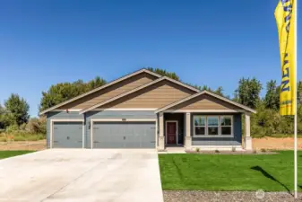 Photo rendering is representational. Actual home is under construction and finishes, elevation, and paint colors may vary. See site agent for details.