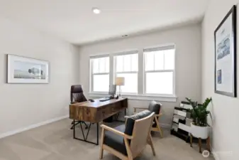 BED 3: Photo rendering is representational. Actual home is under construction and finishes, elevation, and paint colors may vary. See site agent for details.