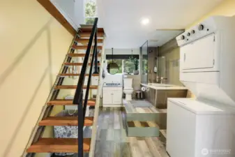 Stairs to loft