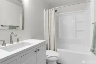 Full bathroom completely remodeled.