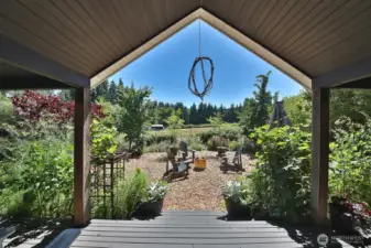 A favorite feature of this home is the spacious covered south facing porch.