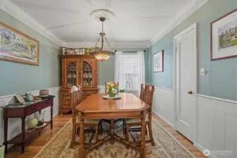 Dining Room with Wainscoting