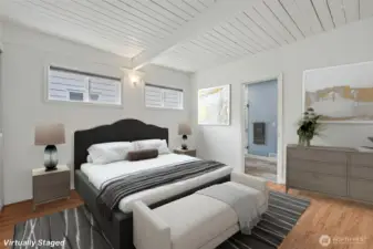 Primary Bedroom Virtually Staged