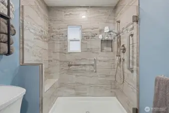 Beautifully Finished Bathroom and WI Shower