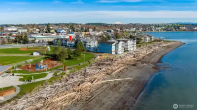 Front row baseball watching!