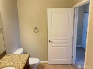 Additional bathroom angle showing thoughtful layout and privacy.