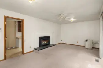 Bonus room leads to laundry room (not shown) and garage.