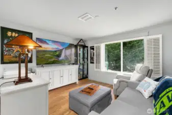 Second bedroom has been converted to all-star fun media room.