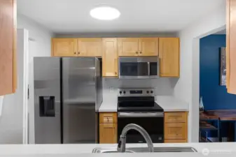 and almost new stainless appliances