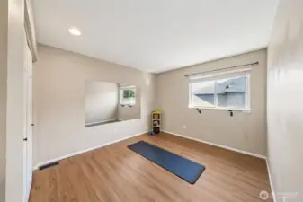 Guest room 3 with LVP floors