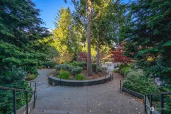 Fall courtyard view.  It's really amazing to walk through and the golf course you can't see it from this angle.