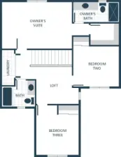 Photographs are for illustrative purposes only. Features, finishes, interior/exterior colors, landscaping and floorplan shown may vary from actual homes built.