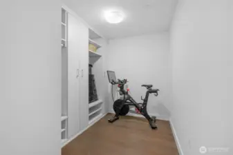 Den/storage area off entrance