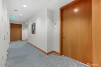 Unit front door.