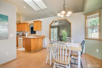 Lots of natural light