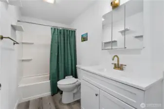 1 of 3 bathrooms