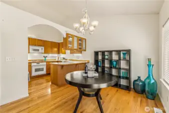 Adjacent to the Kitchen