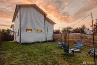 Fabulous sunsets from the yard!