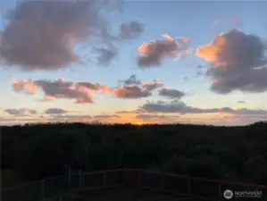 Backyard bluff view is ever-changing and ALWAYS stunning!