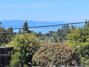 View of Canadian Mnts across the Strait