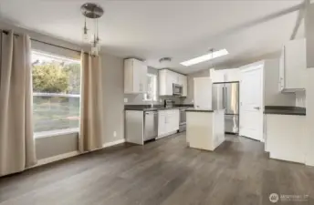 Dining area with plenty of space to gather and enjoy meals