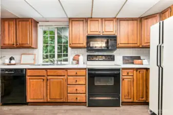Kitchen includes all appliances and lots of cabinets