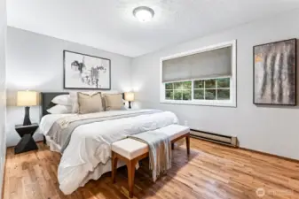 primary bedroom is spacious
