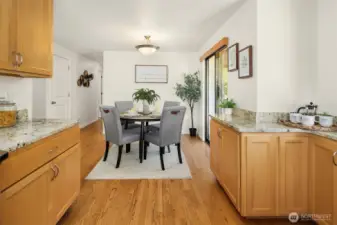 Good Cabinet/counter space