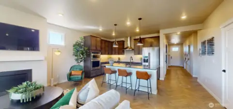 Photo is of a model home in another KB Home location; options and colors may vary based on your selections and may include options and features that are not reflected in the list price. Depictions of home, layout, location or other features/options, colors and color scheme, materials, fixtures, etc. are for showing purposes only and may not be included in the purchase price and availability may vary.