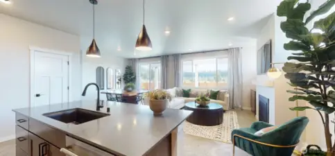 Photo is of a model home in another KB Home location; options and colors may vary based on your selections and may include options and features that are not reflected in the list price. Depictions of home, layout, location or other features/options, colors and color scheme, materials, fixtures, etc. are for showing purposes only and may not be included in the purchase price and availability may vary.