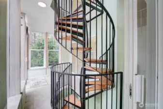 Atrium Spiral stair case