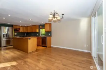 Dining Room to Gourmet Kitchen