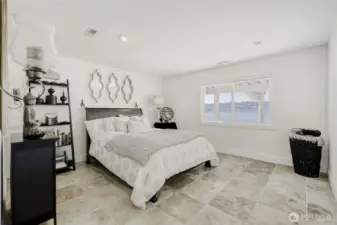 Downstairs bedroom #1.