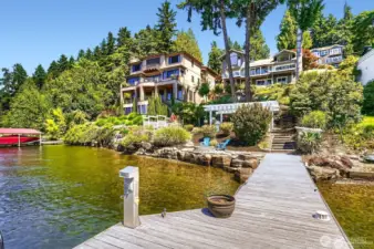 A lakefront retreat.