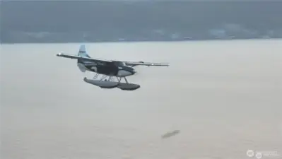 Seaplanes put on a show throughout the day. Such a treat!