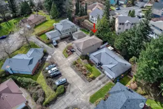 Access to expansive trail system just one house to the north