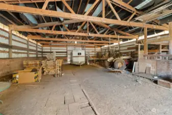 Barn interior