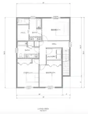 2nd level floor plan for reference only. Dimensions may not be exact.