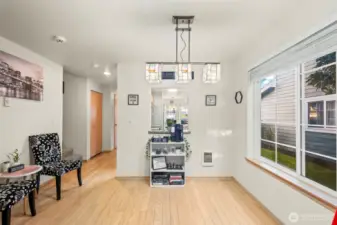 Dining Area with opening to kitchen