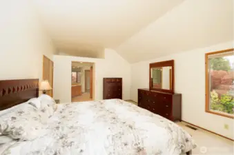 Light filled and inviting primary suite