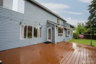 Entertain on your large deck