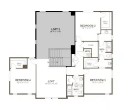 Hastings Floor Plan- Second Floor