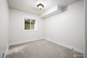 Lower level bedroom.