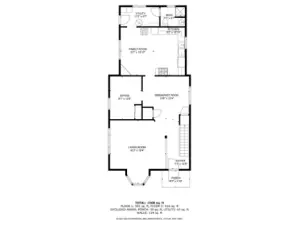 Main level layout.