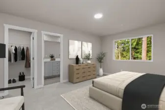 Photos are virtually staged to provide visual aid only. Model home and individual homes vary in orientation and color schemes.