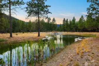 Paintbrush lake in your backyard!
