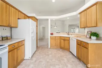 Looking toward the dining area.