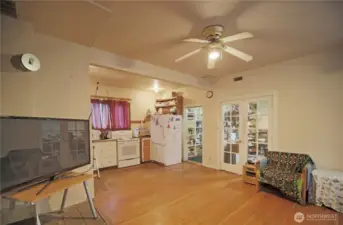 Living Room to Kichen, Office and ADU